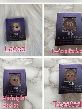 Bundle - 4 NEW Urban Decay Single Eyeshadows
